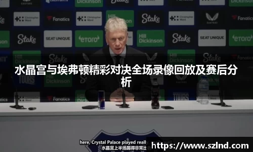 水晶宫与埃弗顿精彩对决全场录像回放及赛后分析